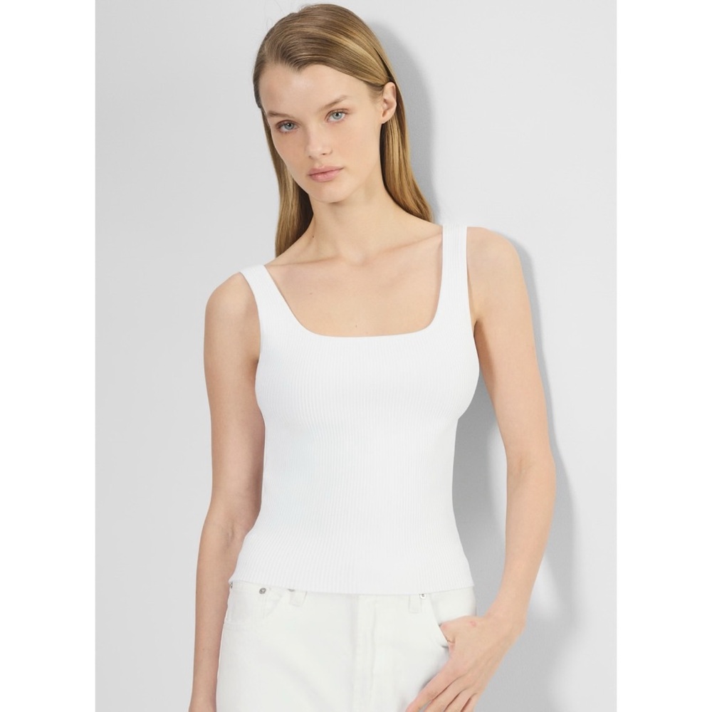 Aritzia Babaton Sculpt Knit Squareneck Tank